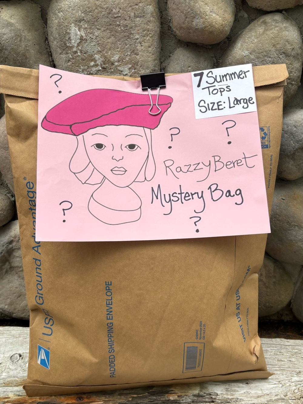 7 Large Summer Tops Mystery Bag